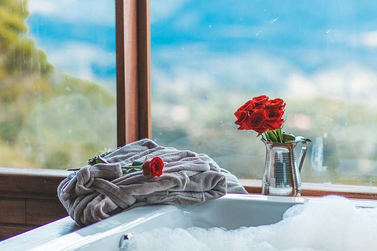 Cabana Xaxim com jacuzzi e vista espetacular