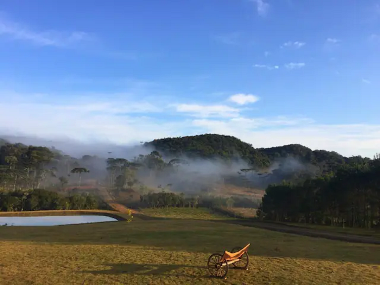Cabana Texas com jacuzzi e pôr do sol