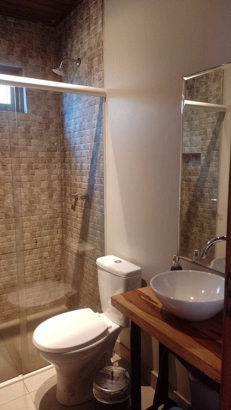Cabana Xaxim com jacuzzi e vista espetacular