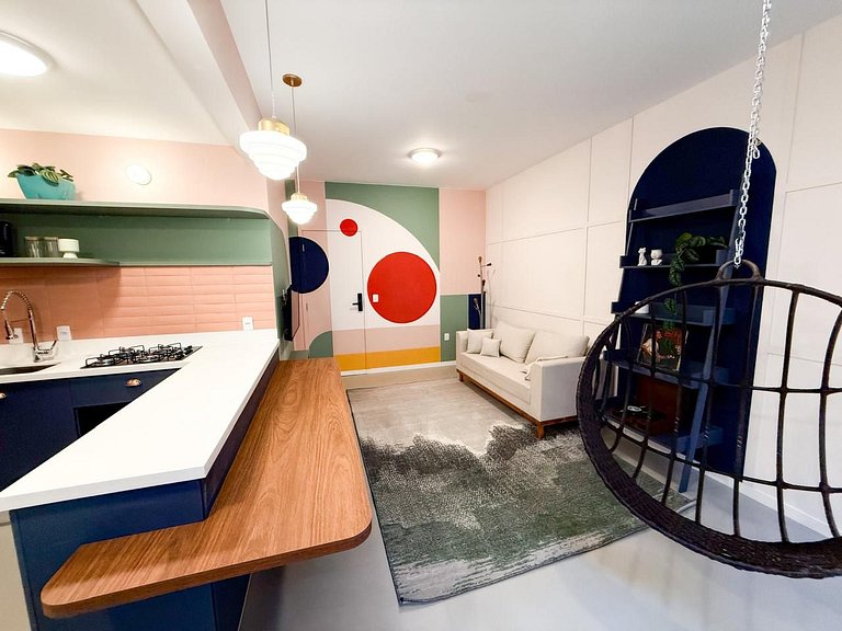 Incrível Loft no Centro de Floripa - com Banheira e Garagem